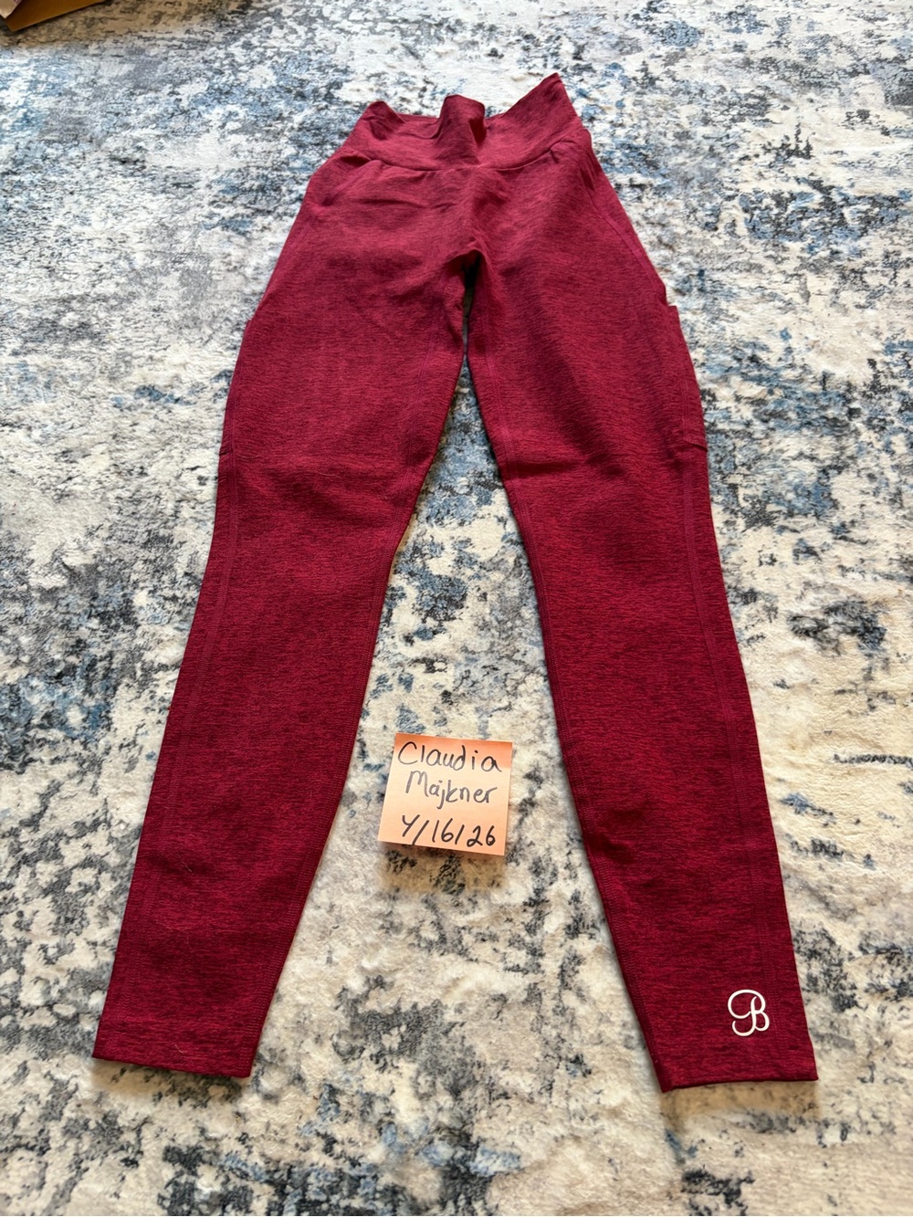 Bombshell Sportswear Red Leggings